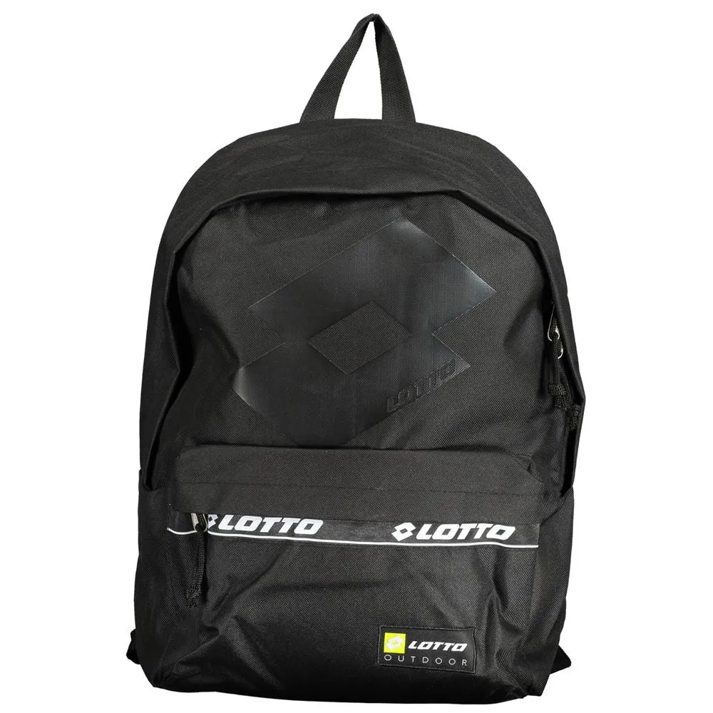 Black Polyester Backpack sold by Louxly