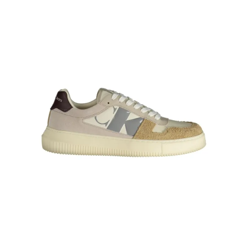 Beige Polyester Sneaker sold by Louxly