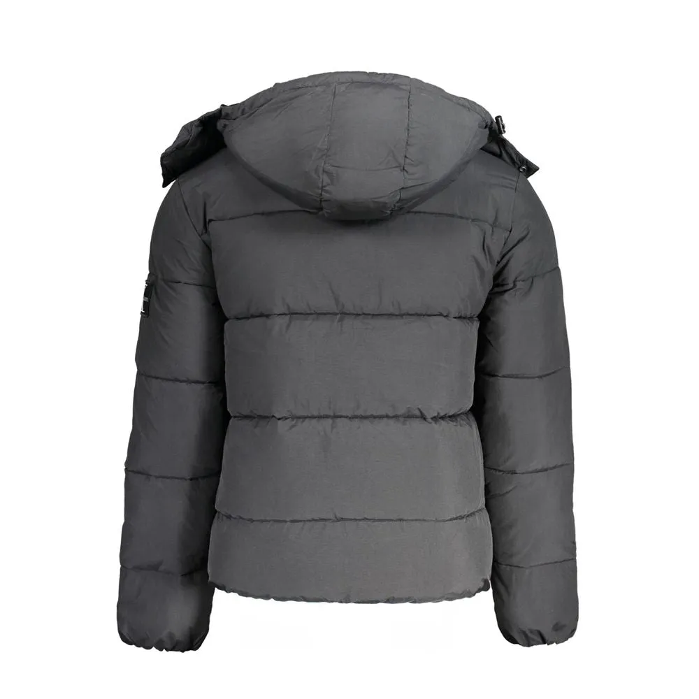 Black Polyamide Jacket sold by Louxly product image thumbnail 3