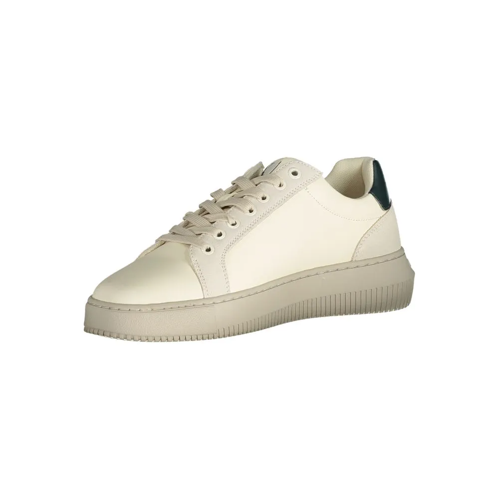 White Polyester Sneaker sold by Louxly product image thumbnail 3