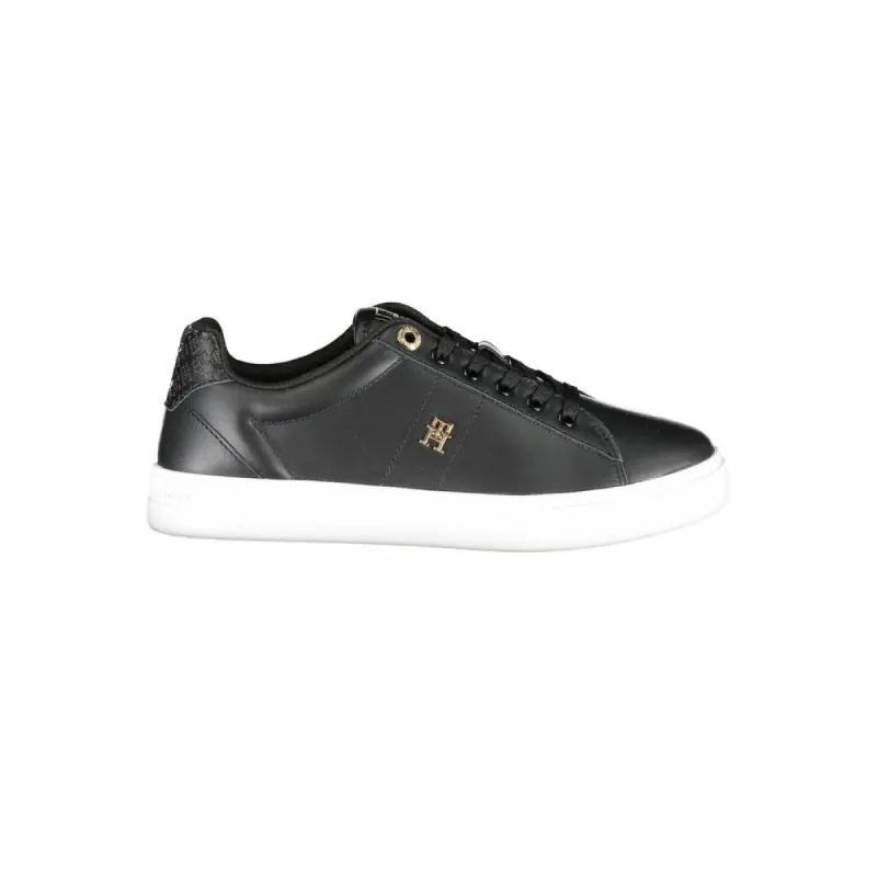Black Polyester Sneaker sold by Louxly