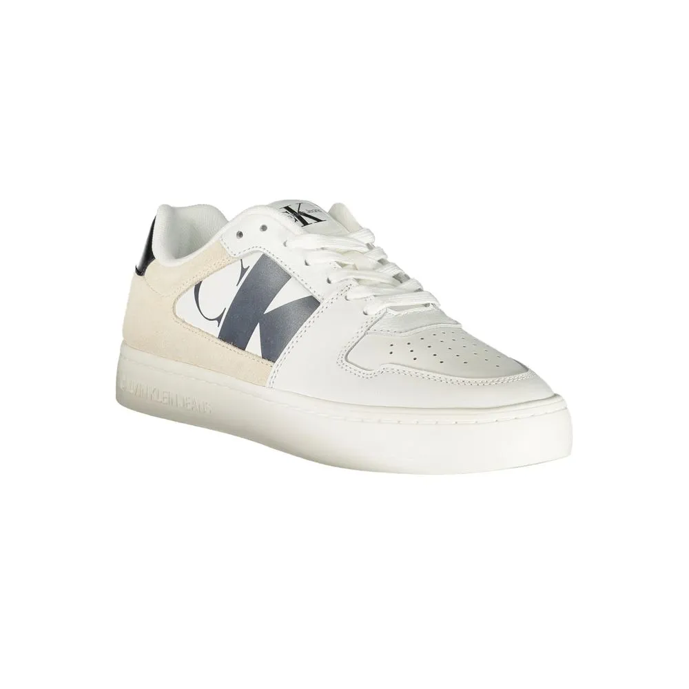 White Polyester Sneaker sold by Louxly product image thumbnail 2