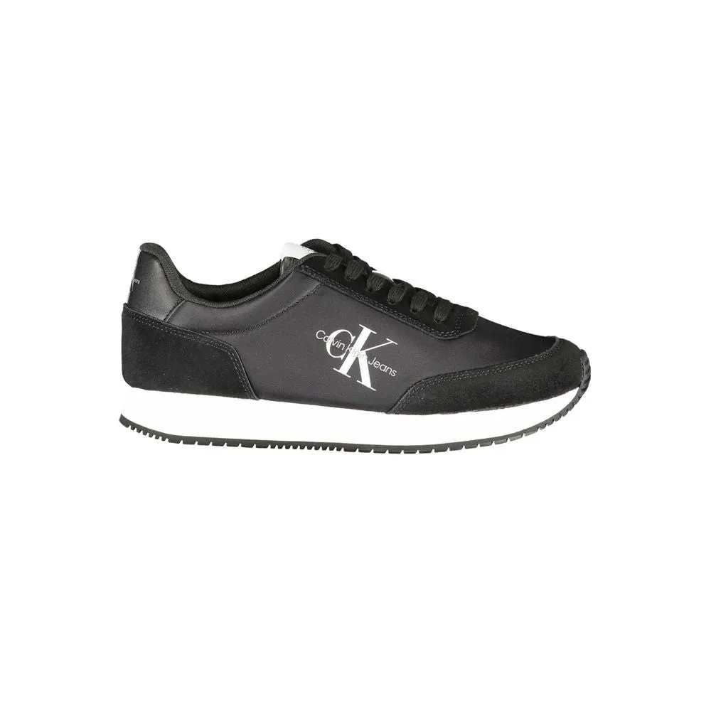 Black Polyester Sneaker sold by Louxly
