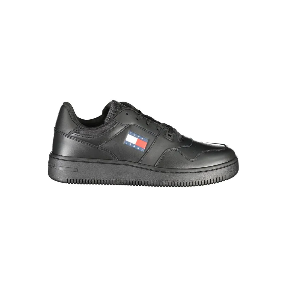 Black Polyester Sneaker sold by Louxly