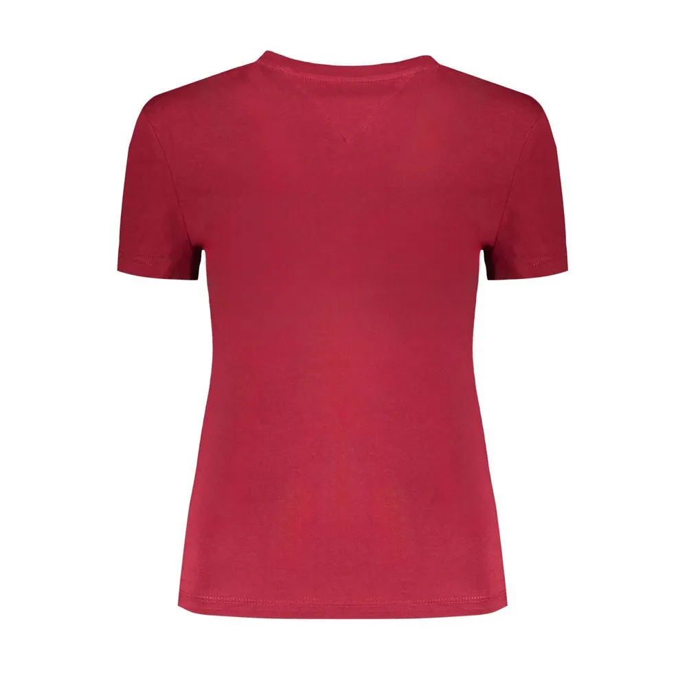 Red Cotton Tops & T-Shirt sold by Louxly product image thumbnail 2