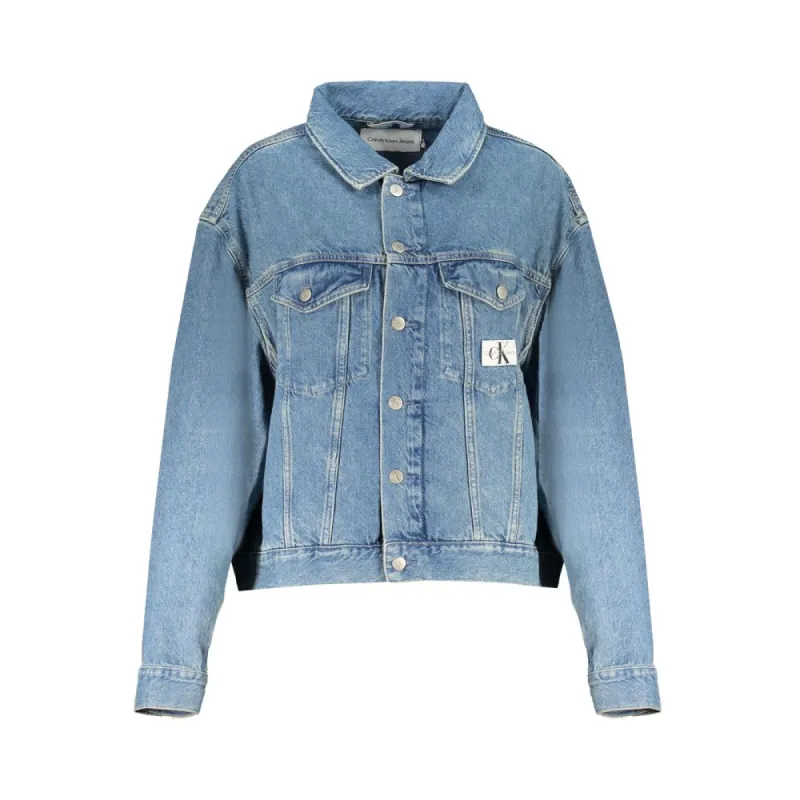 Light Blue Cotton Jackets & Coat sold by Louxly