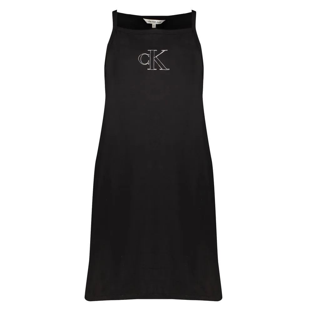 Black Cotton Dress sold by Louxly