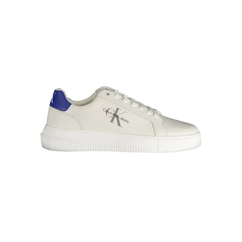White Polyester Sneaker sold by Louxly