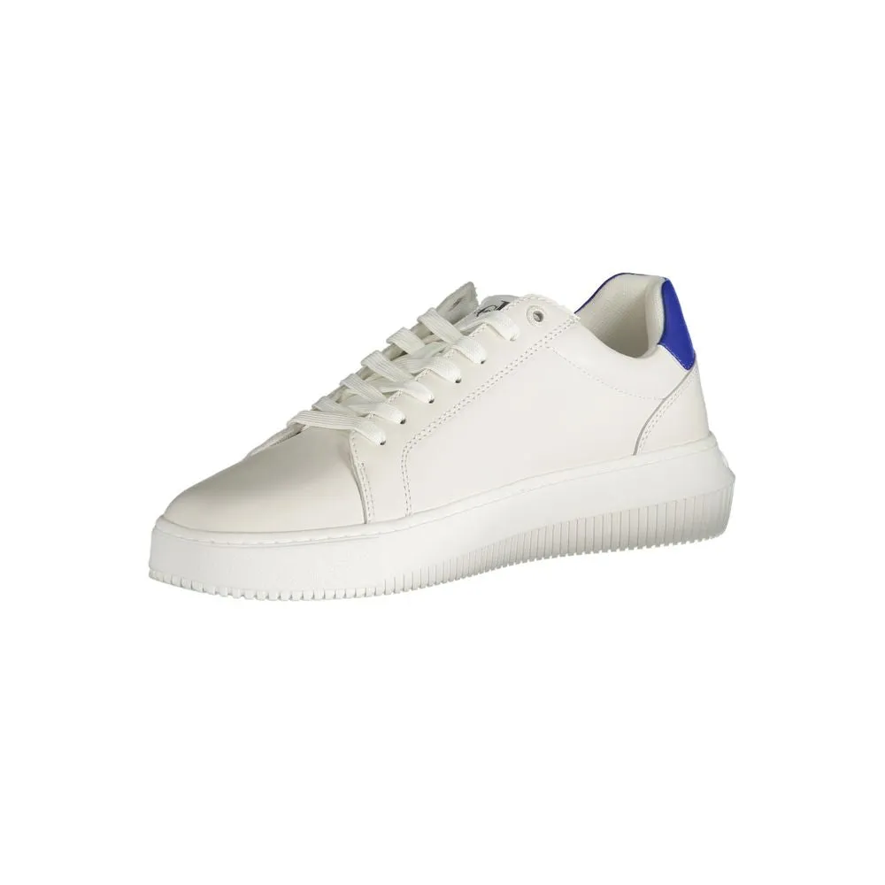 White Polyester Sneaker sold by Louxly product image thumbnail 3