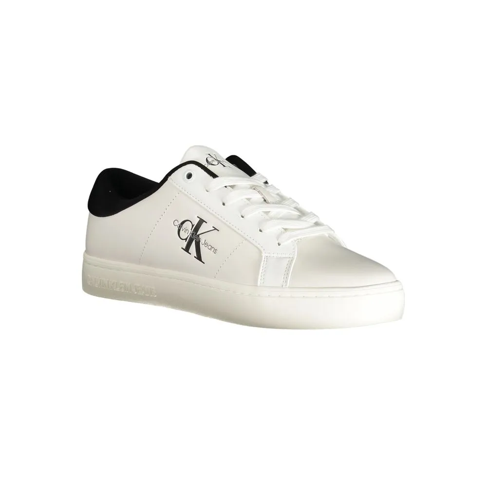 White Polyester Sneaker sold by Louxly product image thumbnail 2
