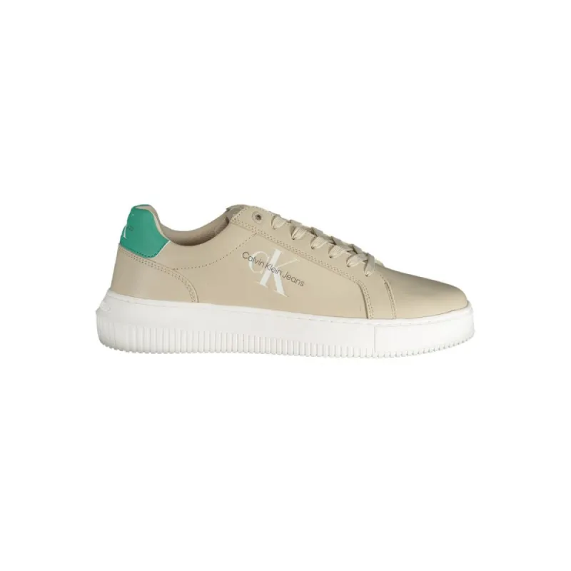Beige Polyester Sneaker sold by Louxly