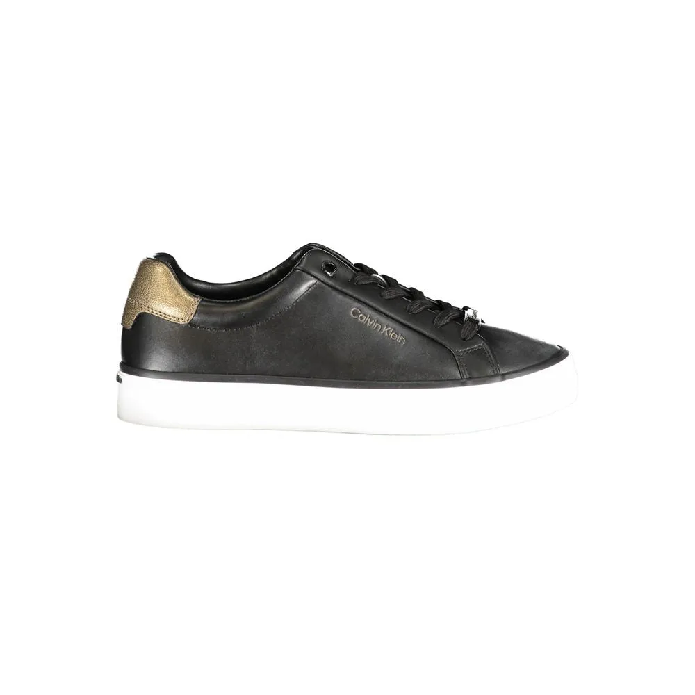 Black Polyester Sneaker sold by Louxly