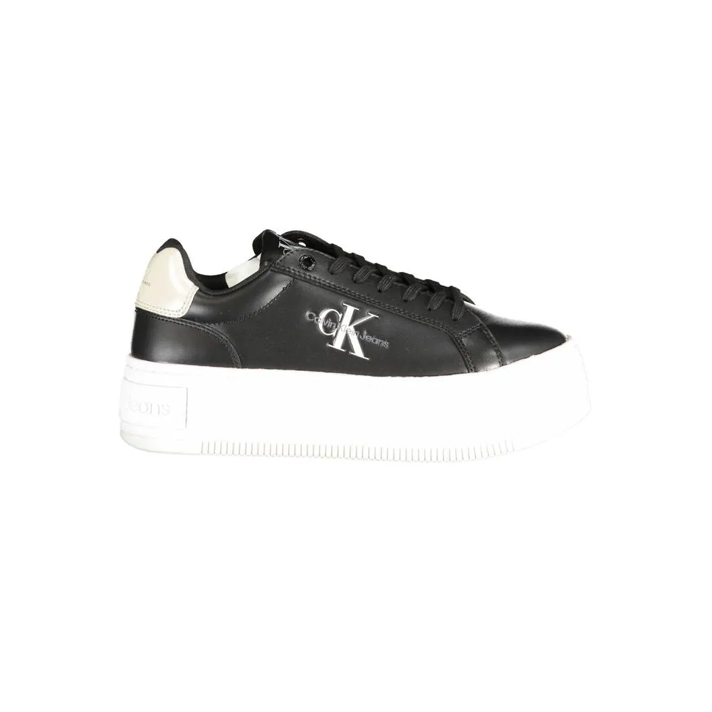 Black Polyester Sneaker sold by Louxly