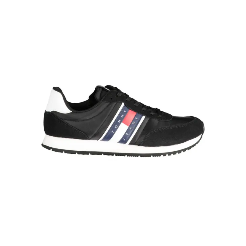 Black Polyester Sneaker sold by Louxly