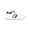 White Polyester Sneaker sold by Louxly
