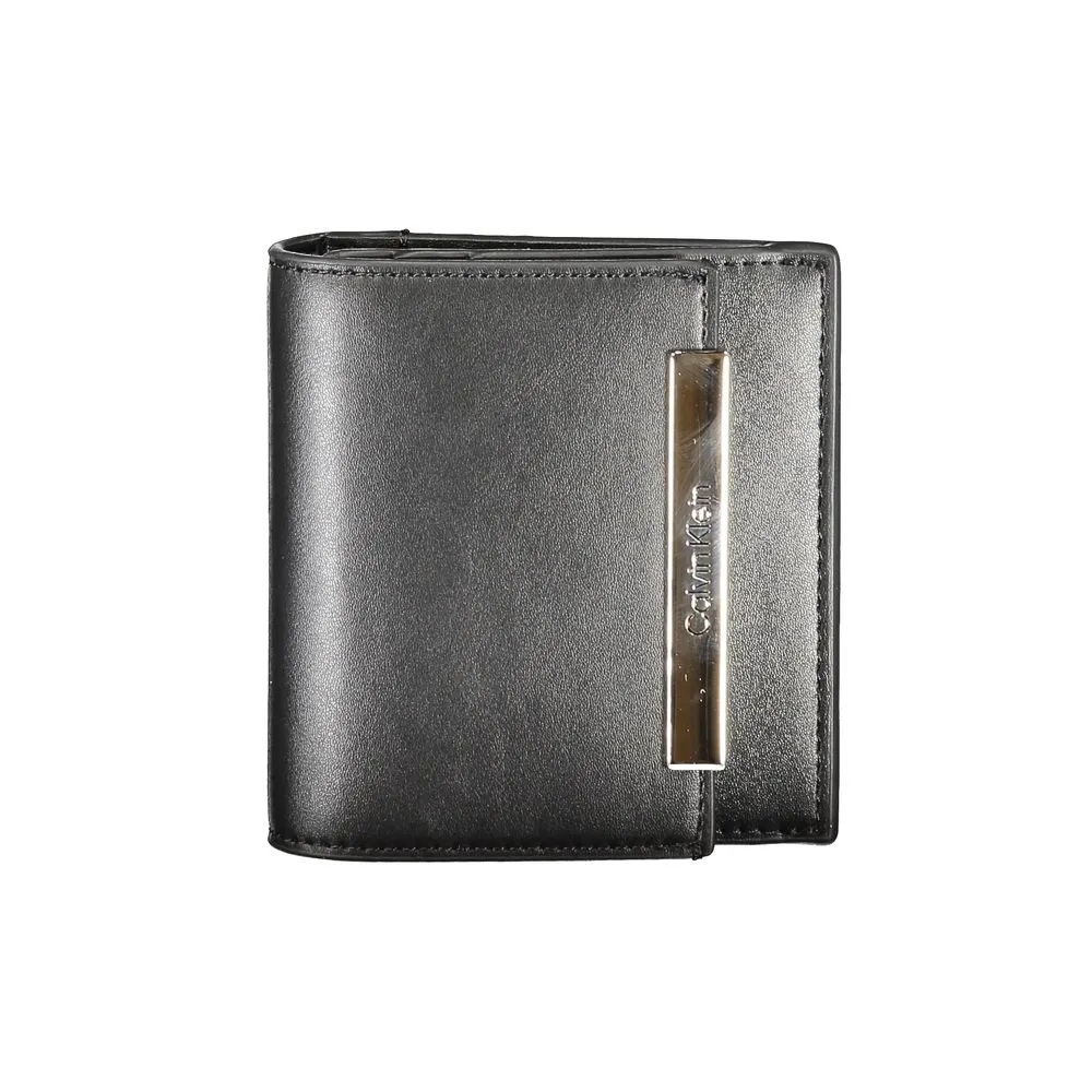 Black Polyester Wallet sold by Louxly