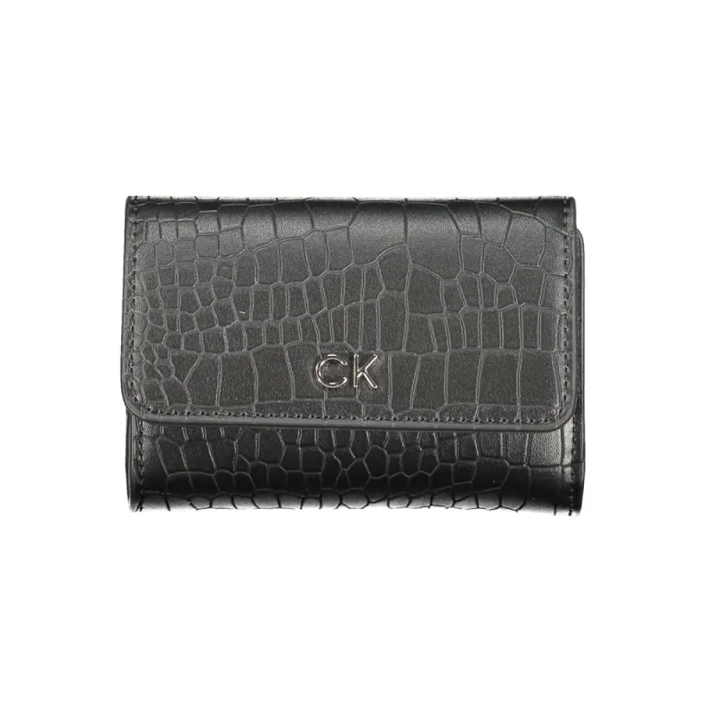 Black Polyester Wallet sold by Louxly