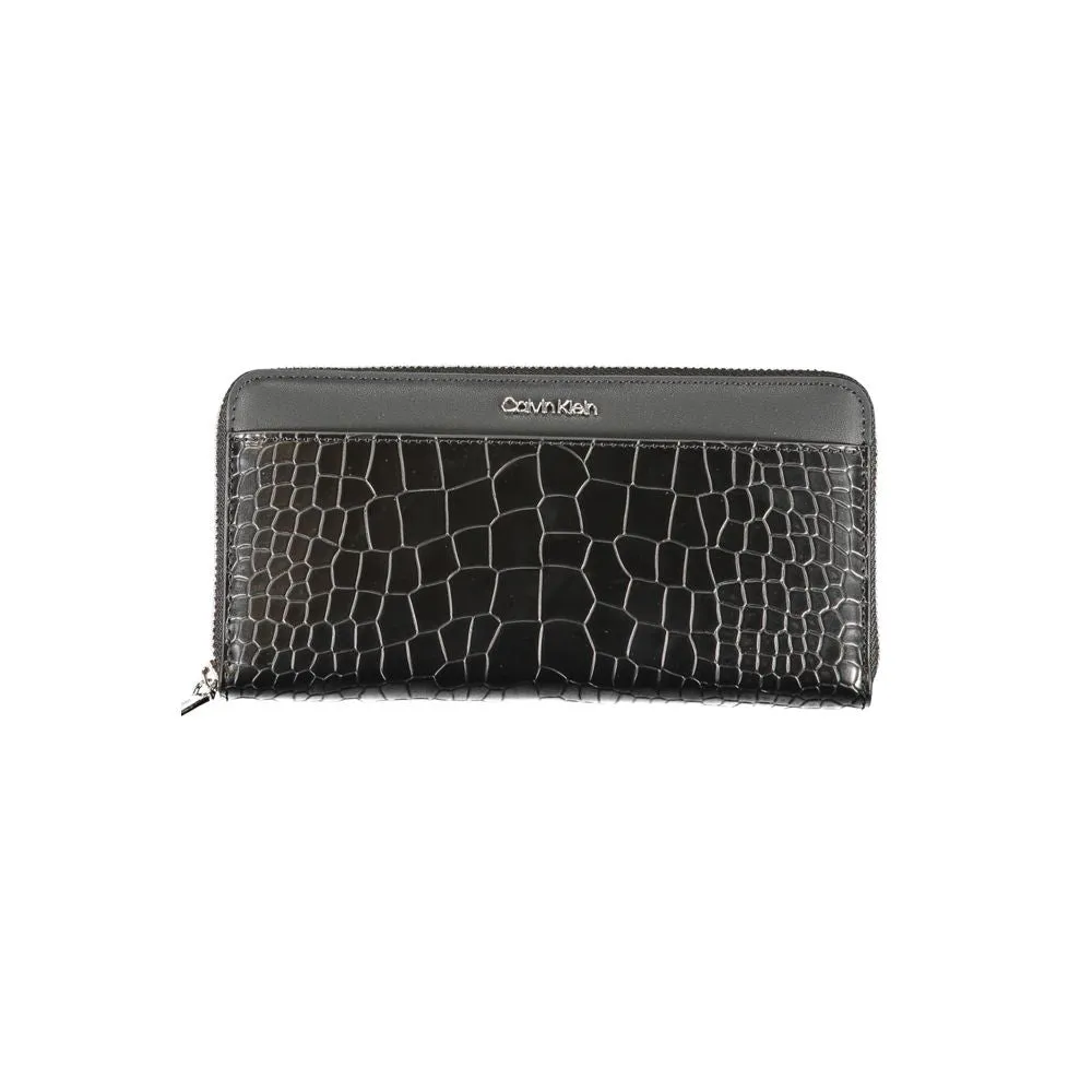 Black Polyester Wallet sold by Louxly