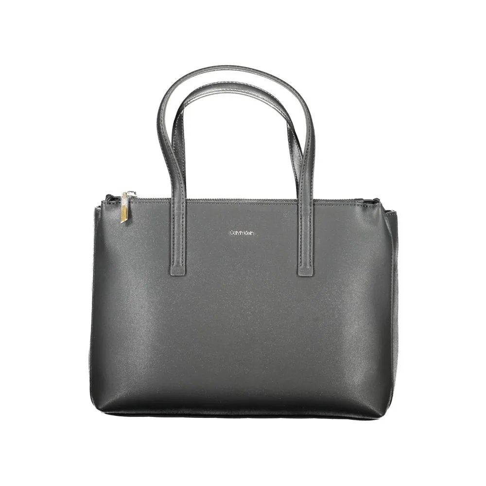 Black Polyester Handbag sold by Louxly