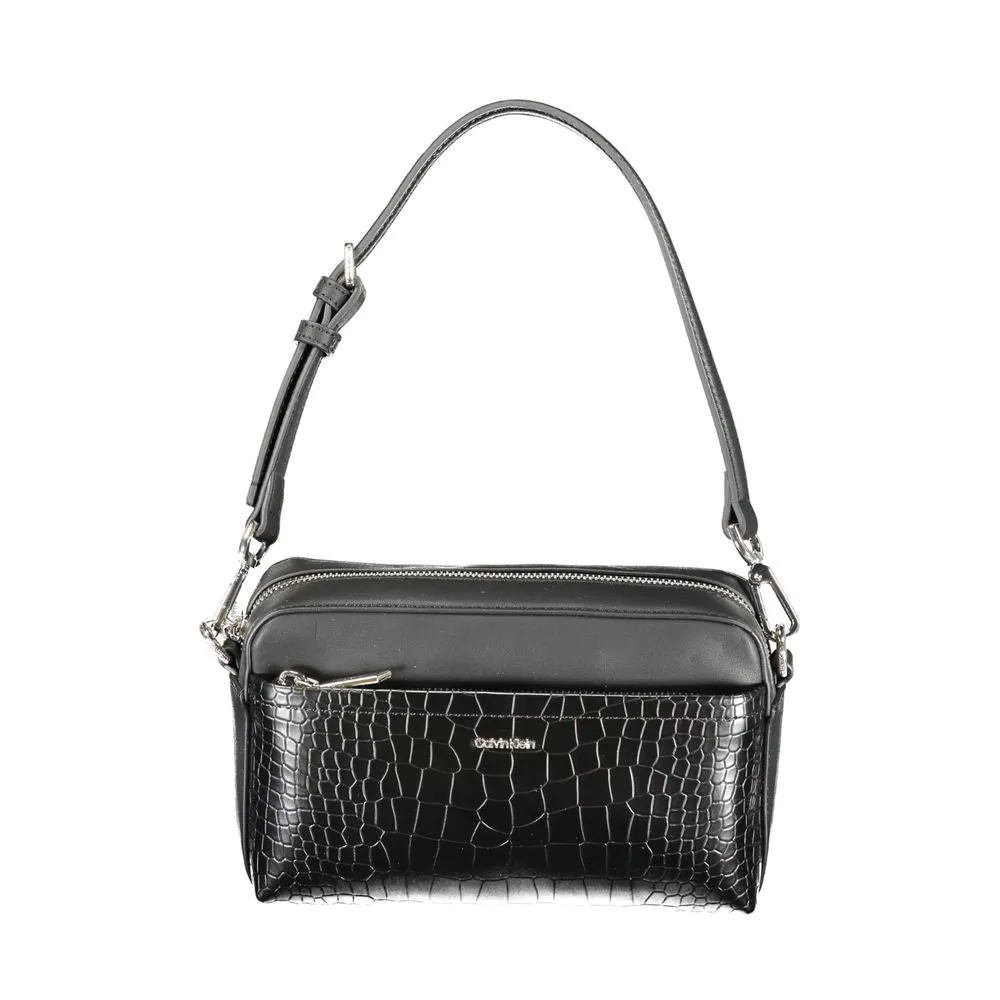 Black Polyester Handbag sold by Louxly