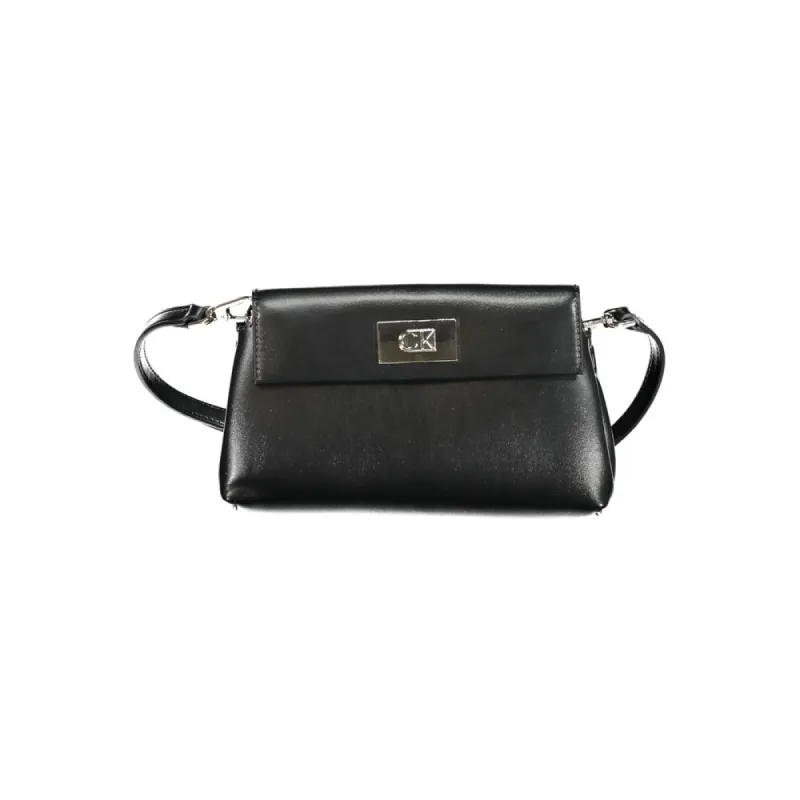 Black Polyester Handbag sold by Louxly