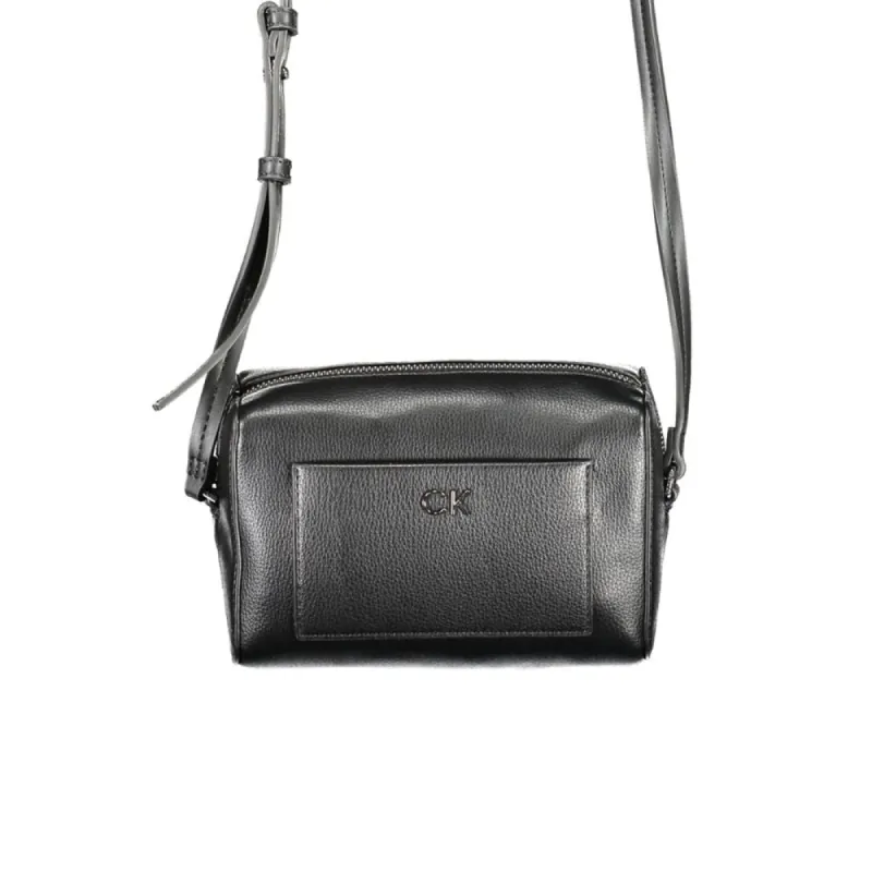 Black Polyester Handbag sold by Louxly
