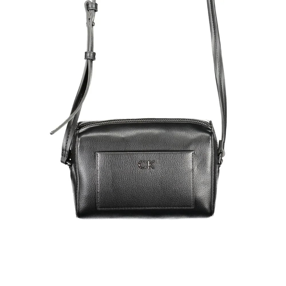 Black Polyester Handbag sold by Louxly