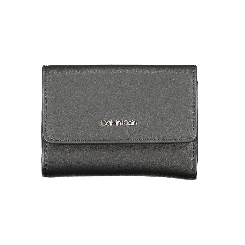 Black Polyester Wallet sold by Louxly