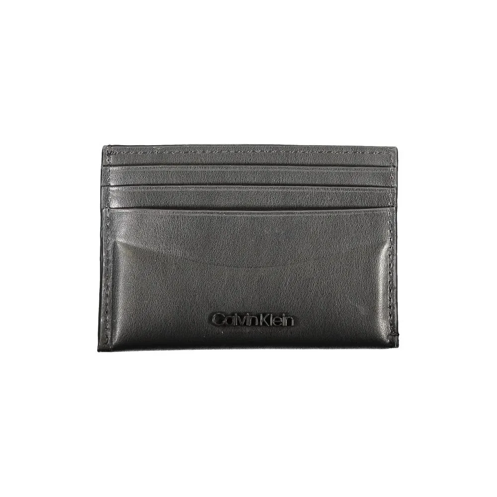 Black Leather Wallet sold by Louxly