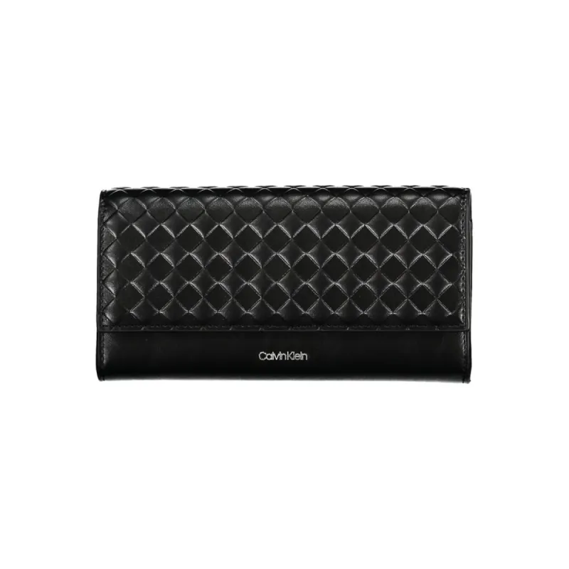 Black Polyester Wallet sold by Louxly