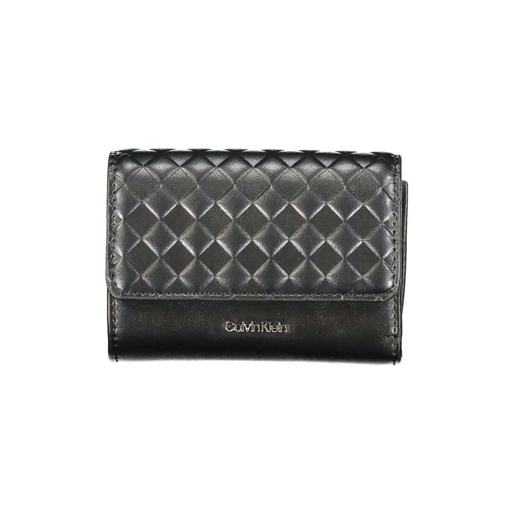 Black Polyester Wallet sold by Louxly