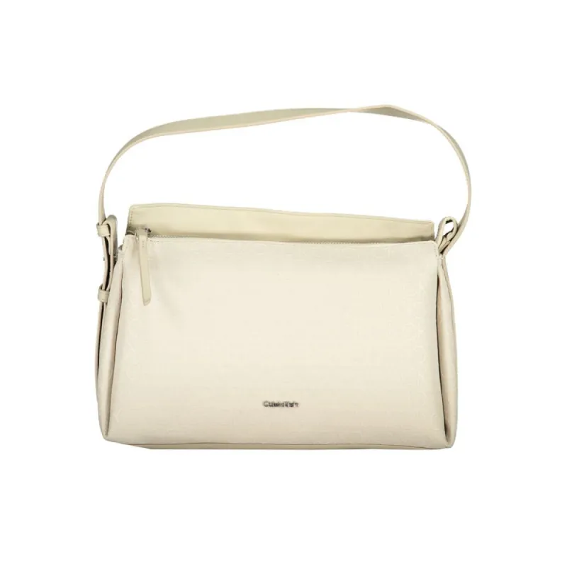 Beige Polyester Handbag sold by Louxly