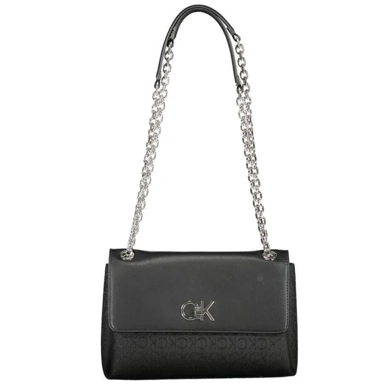 Black Polyester Handbag sold by Louxly