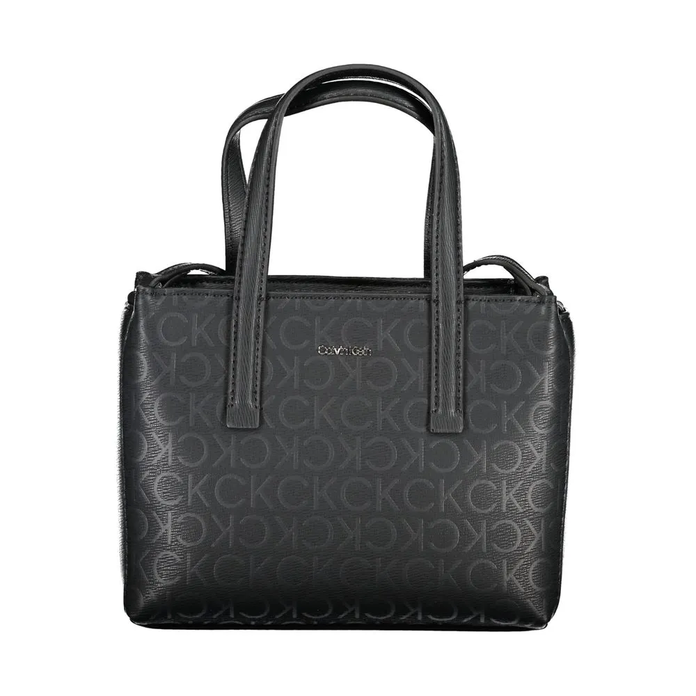 Black Polyester Handbag sold by Louxly