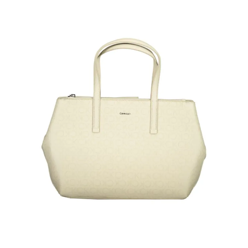Beige Polyester Handbag sold by Louxly