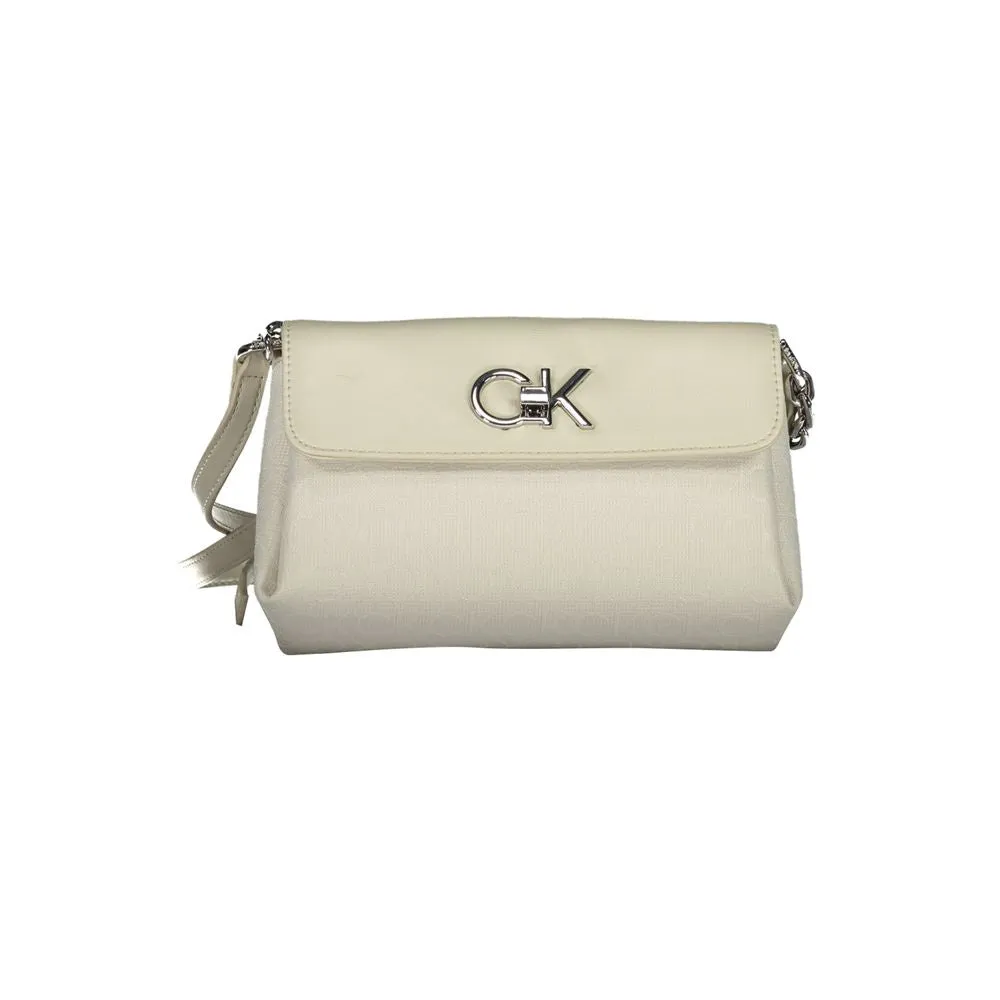 Beige Polyester Handbag sold by Louxly