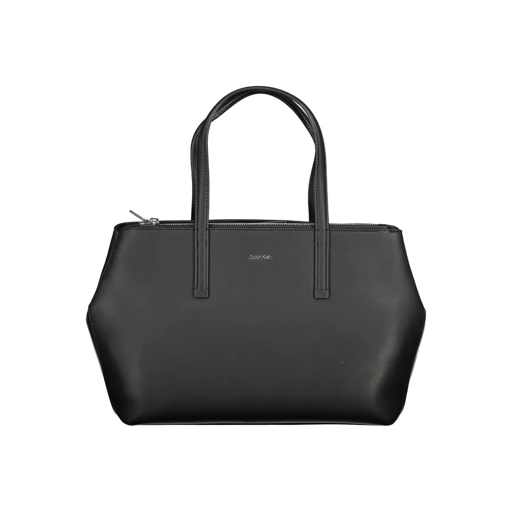 Black Polyester Handbag sold by Louxly
