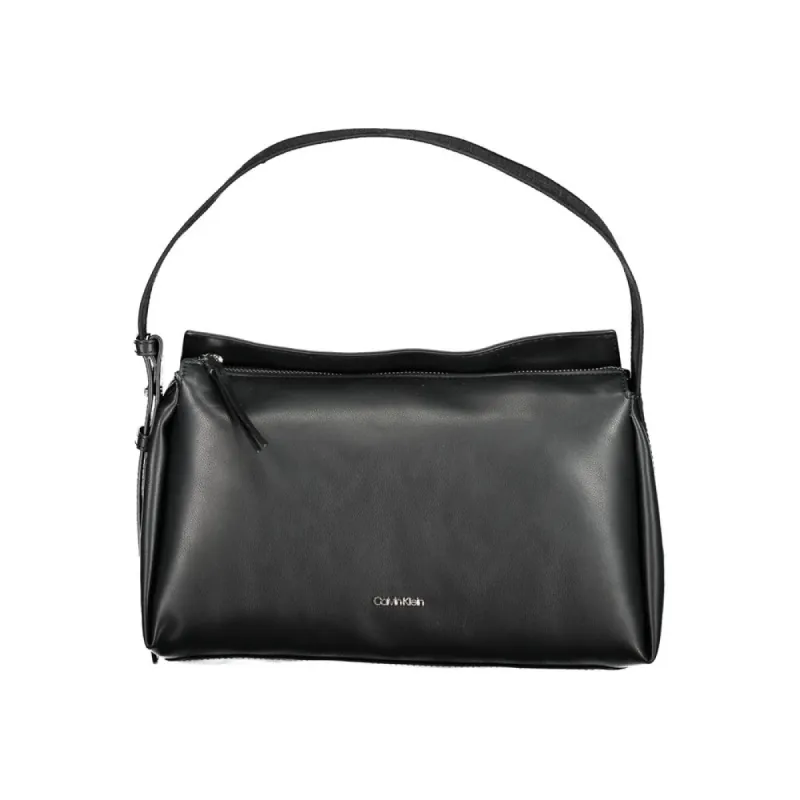 Black Polyester Handbag sold by Louxly