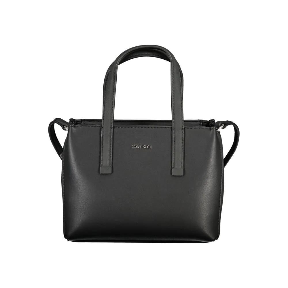 Black Polyester Handbag sold by Louxly