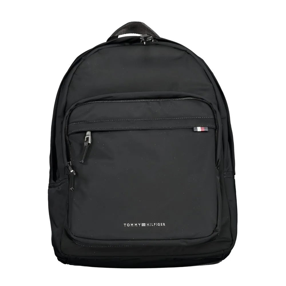 Black Polyester Backpack sold by Louxly