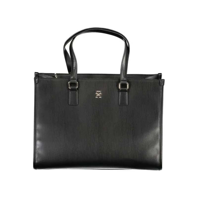 Black Polyethylene Handbag sold by Louxly