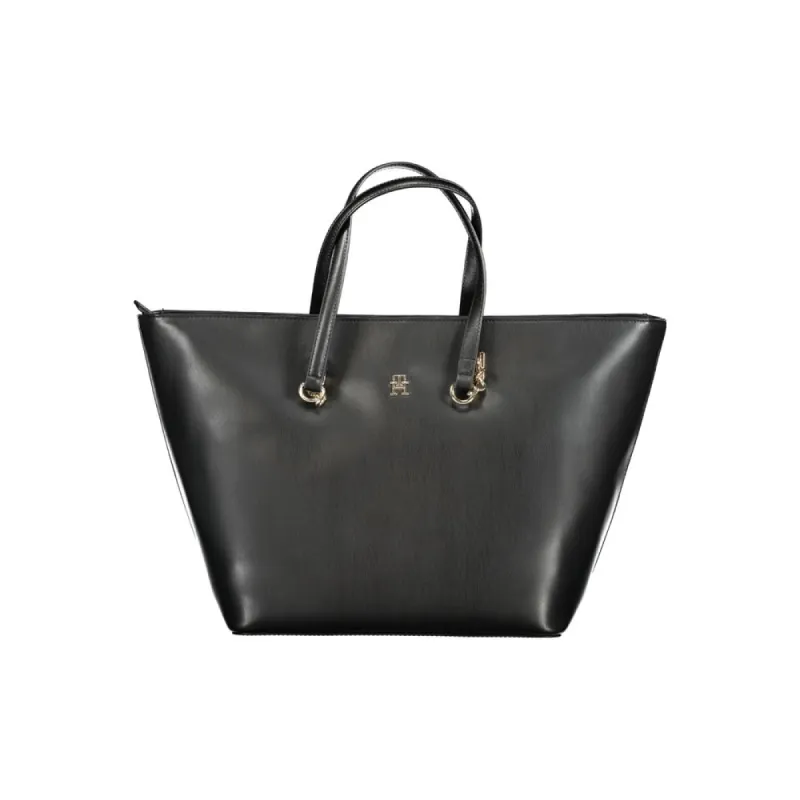 Black Polyethylene Handbag sold by Louxly