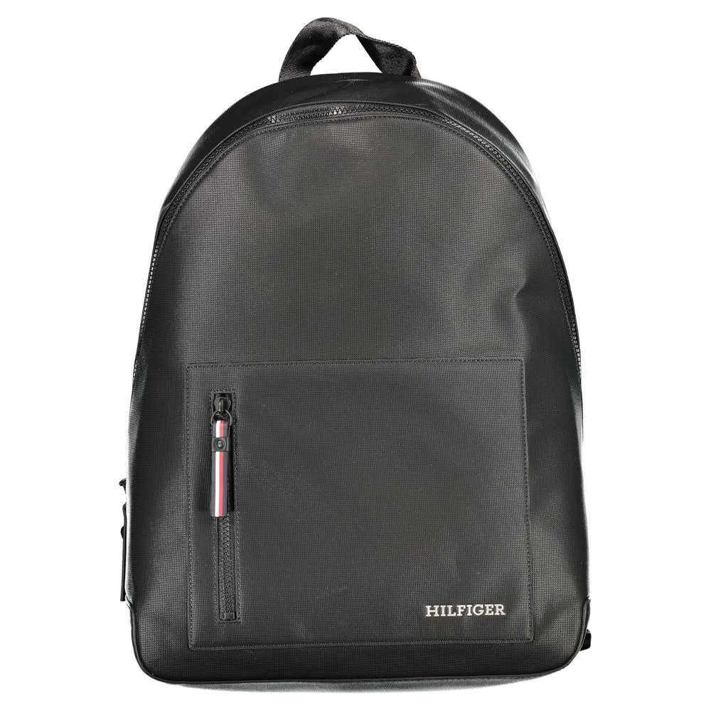 Black Polyester Backpack sold by Louxly