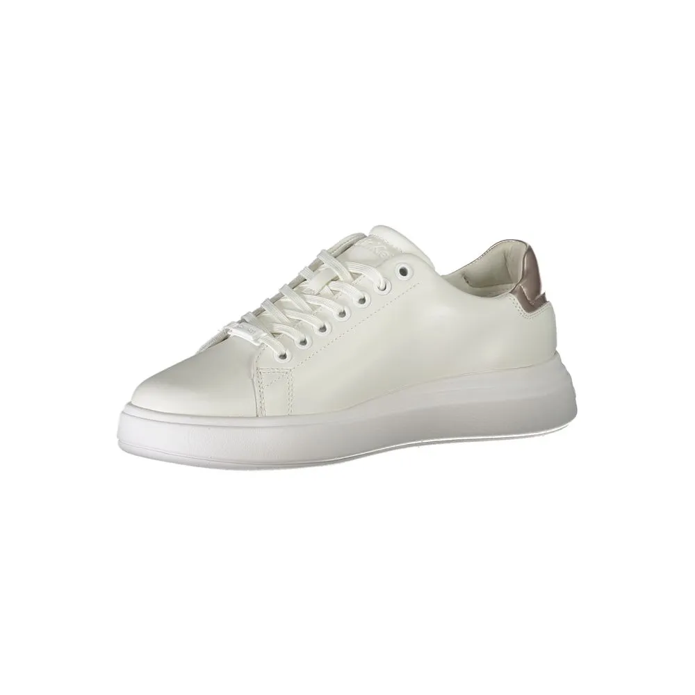 White Polyester Sneaker sold by Louxly product image thumbnail 3