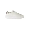 White Polyester Sneaker sold by Louxly