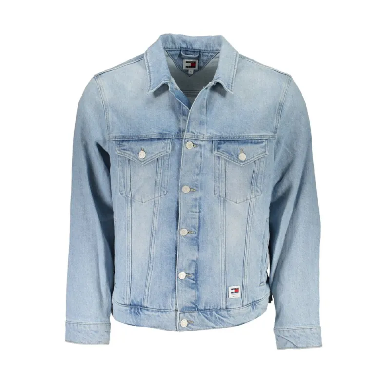 Light Blue Cotton Jacket sold by Louxly