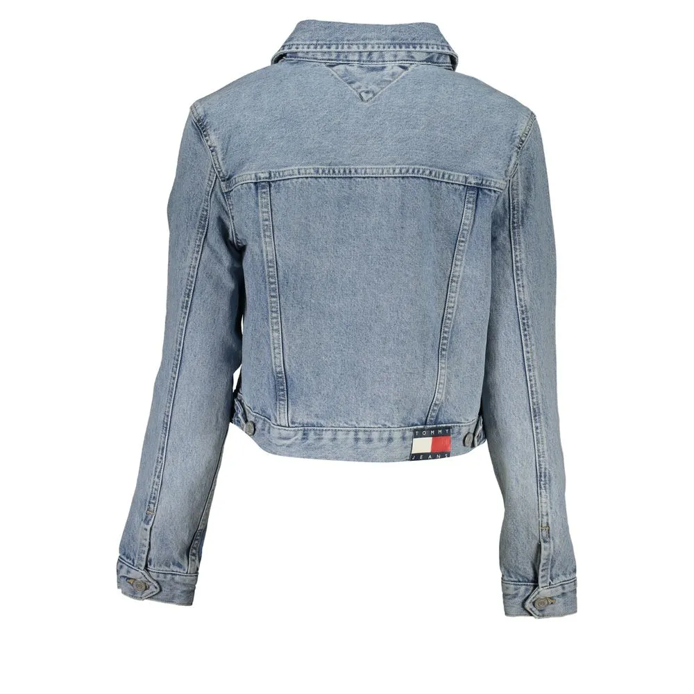 Light Blue Cotton Jackets & Coat sold by Louxly product image thumbnail 2