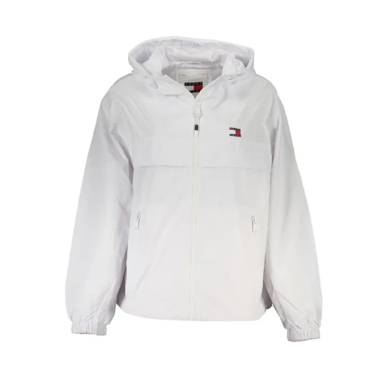 White Polyamide Jackets & Coat sold by Louxly