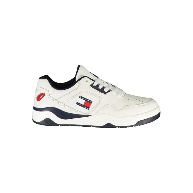 White Polyester Sneaker sold by Louxly