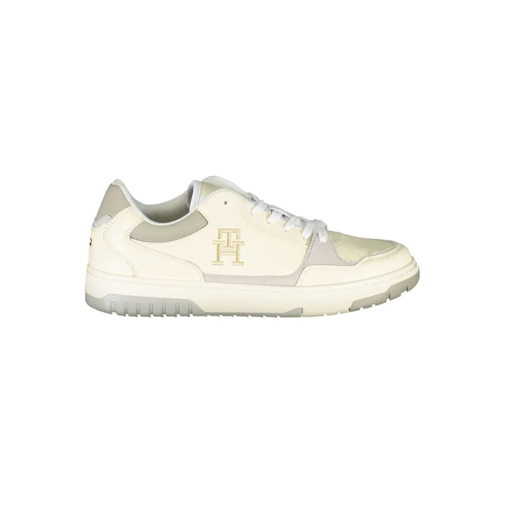 Beige Sports Sneakers with Unique Embroidery sold by Louxly